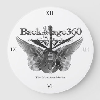 Vägglås - 10,75-tums rund akryl stor klocka