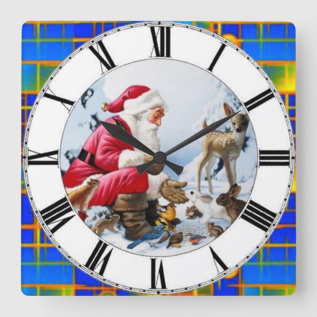 Vägglås Anpassa väggklockan för att skapa Fyrkantig Klocka (Framsida)