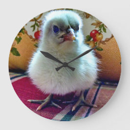 Vägglås för Baby-Chick Stor Klocka
