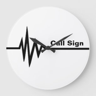 Vägglås för frekvensrad - Anpassa den! Stor Klocka