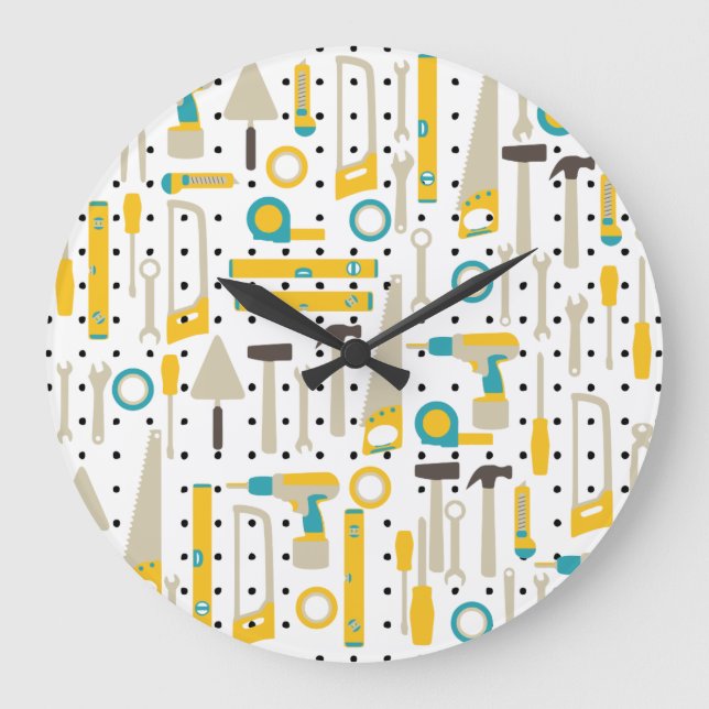 Vägglås för maskinvara och Verktyg Stor Klocka (Framsida)