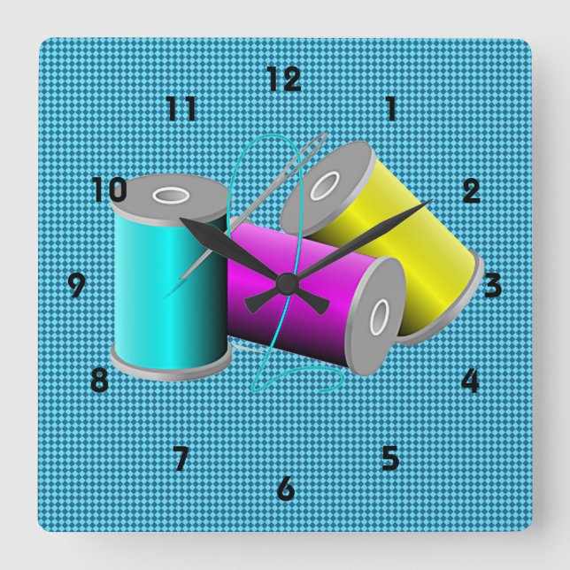 Vägglås för sydd-/sluttningsprojektion fyrkantig klocka (Framsida)