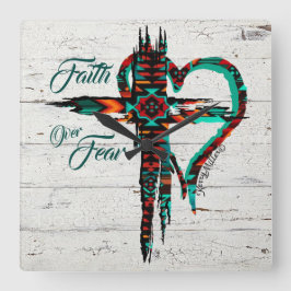 Vägglås i sydvästra Kor Fyrkantig Klocka