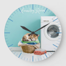 Vägglås, Tvätt rum med katt