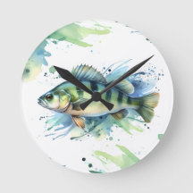 Vägglås - Vattenfärgsserie: Perch