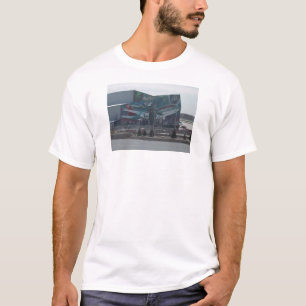 Väggmålning av Northwest Airlines på en tjänst Tee Shirt