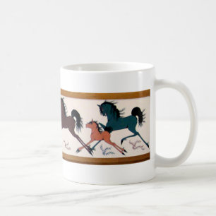 Väggmålning för popChalee häst Kaffemugg