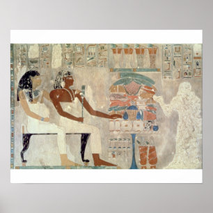 Väggmålning från grav i Rekhmire, Thebes, d Poster