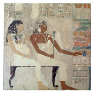 Väggmålning från graven av Rekhmire, Thebes, D Kakelplatta