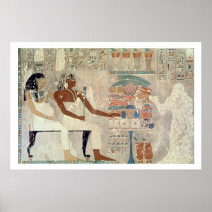 Väggmålning från graven av Rekhmire, Thebes, D Poster