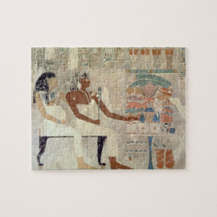 Väggmålning från graven av Rekhmire, Thebes, D Pussel