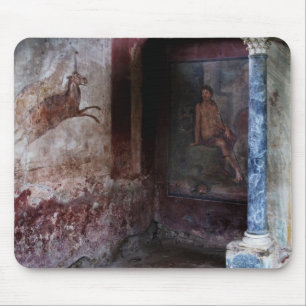 Väggmålning på Pompeii Musmatta
