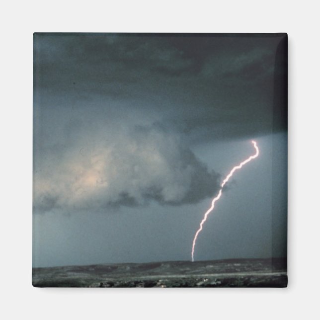 Väggmoln med blixt magnet (Framsidan)