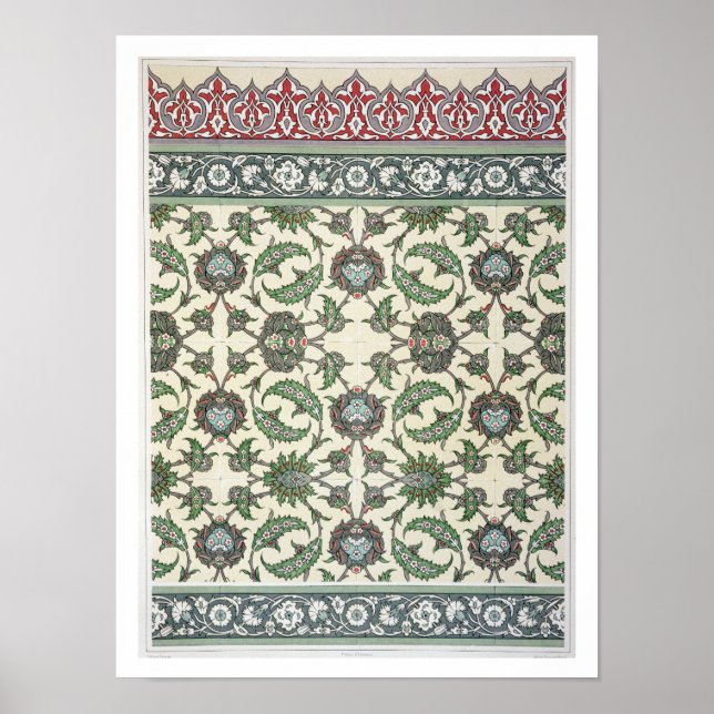 Väggplattor från Cheykhoun-moskén, från "Arabiska Poster (Framsidan)