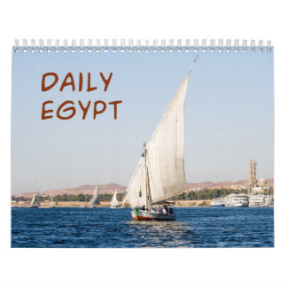 Väggskalender för daglig Egypten Kalender