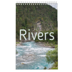 Väggskalender för flodsamling kalender