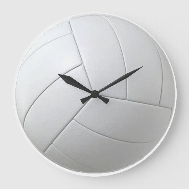 Väggsklocka för Volleyball Stor Klocka (Framsida)