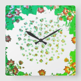 Väggspärr, ART OCH UTFORMNING STIL Fyrkantig Klocka