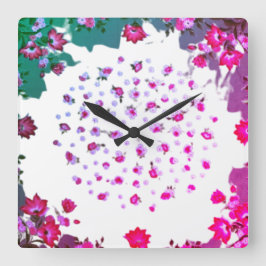 Väggspärr, ART OCH UTFORMNING STIL Fyrkantig Klocka