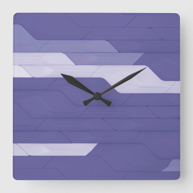 Väggspärr för cybervägg fyrkantig klocka (Framsida)