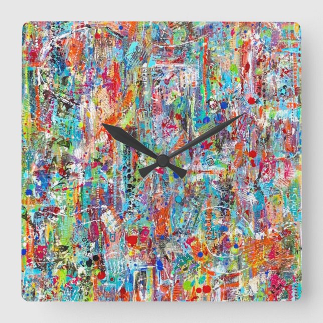 Väggspärr för far fyrkantig klocka (Framsida)