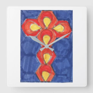 Väggspärr för kor-kvadratkvadratkvadrat fyrkantig klocka