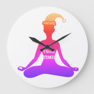 Väggspärr för Yoga Time Stor Klocka