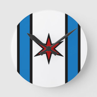 Väggspärr i skyddshöljet rund klocka