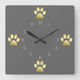 Väggur av klass Hund Tassar