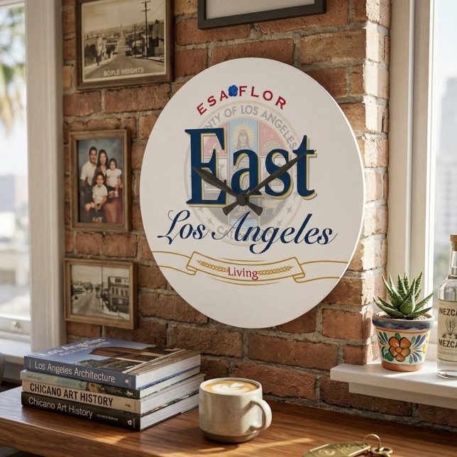 Väggur för Östra Los Angeles (East Los Angeles Wall clock)