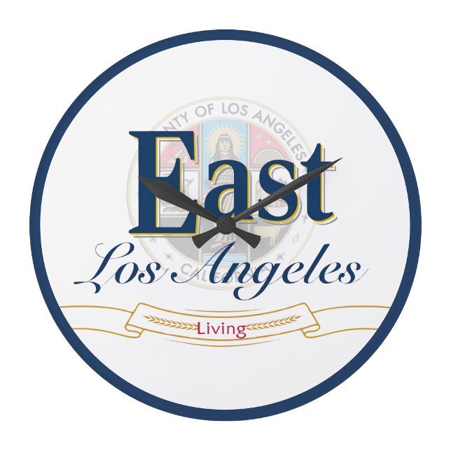 Väggur för östra Los Angeles (East Los Angeles Wall clock)