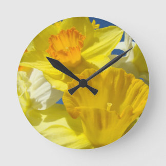 Väggur Gul Näckros Blommor Vår