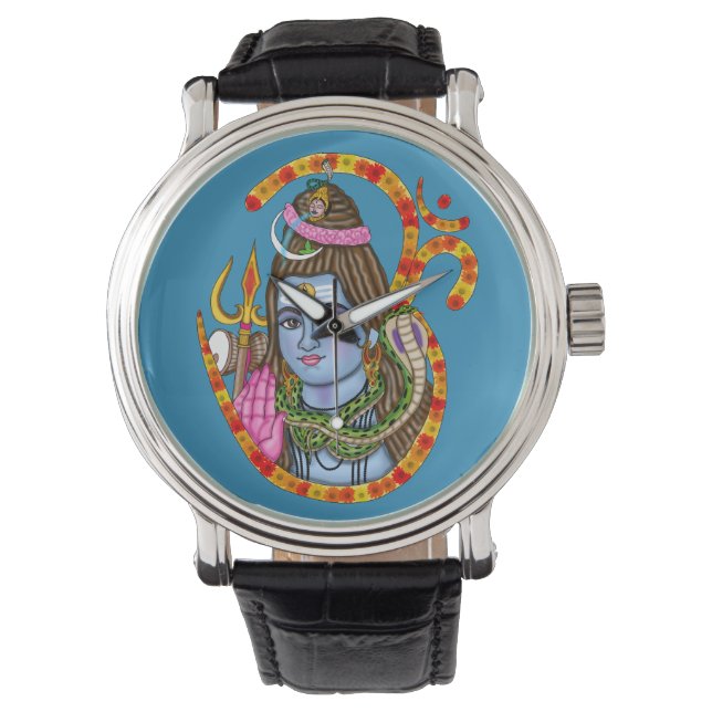 Väggur Lord Shiva Armbandsur (Framsida)
