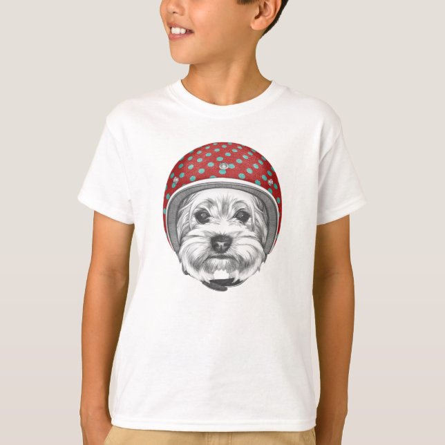Våghals för Yorkshire Terrier T Shirt (Framsida)