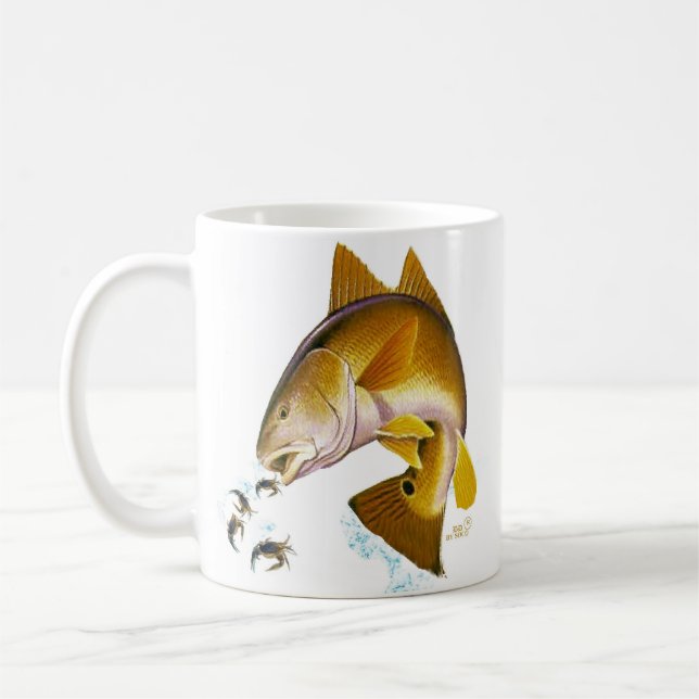 VÅGHALS slogans#11-redfish-cutout Kaffemugg (Vänster)