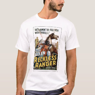 Våghalsig T-tröja 1937 för affisch för T-shirt