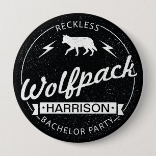 Våghalsigt namn för brudgummar för Wolfpack Knapp