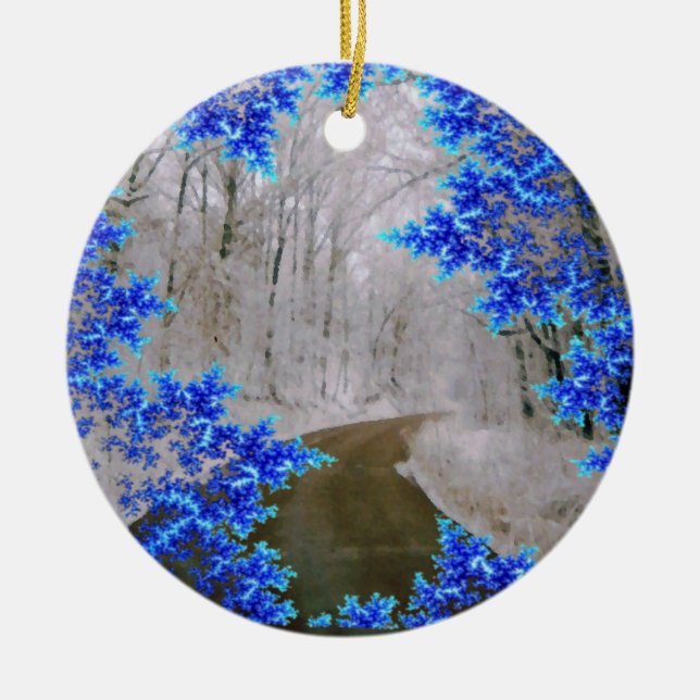 Väghemprydnaden Julgransprydnad Keramik (Framsidan)