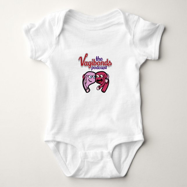 Vagibonds babybeläggning i ett stycke tee shirt (Framsida)