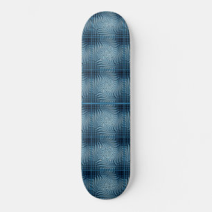 VÅGIG VIRVELKURVMÖNSTER MINI SKATEBOARD BRÄDA 18,5 CM