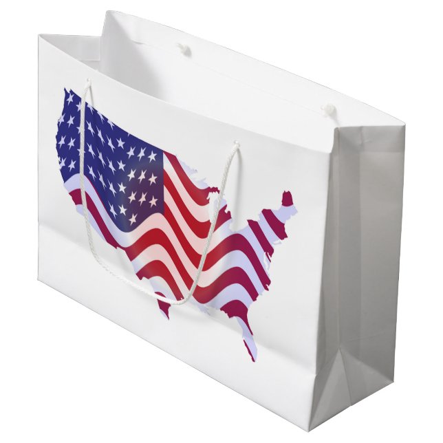 VÅGIGT AMERICAN-FLAGGA (Framsidan Vinklad)