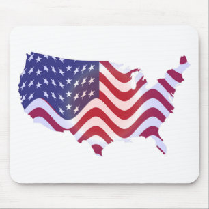 VÅGIGT AMERICAN-FLAGGA MUSMATTA