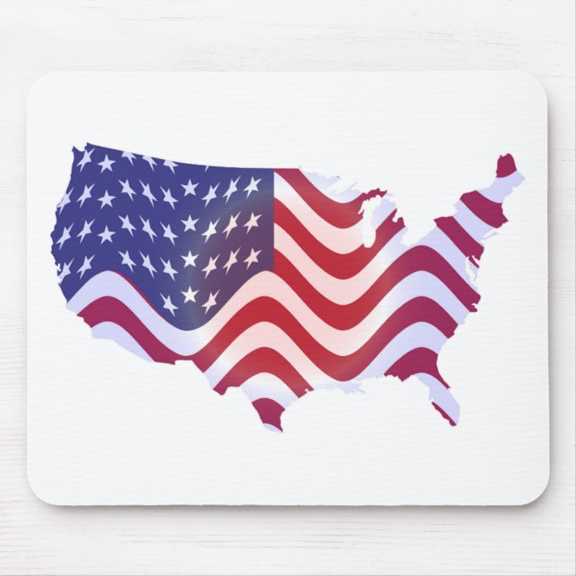 VÅGIGT AMERICAN-FLAGGA MUSMATTA (Framsidan)