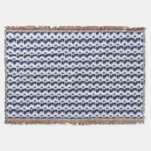 Vågigt bomull Blanket