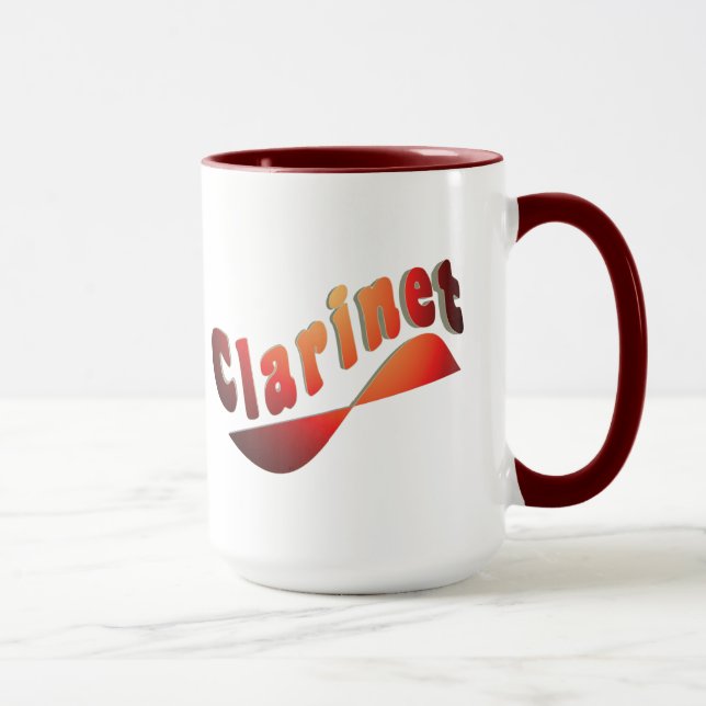 Vågigt Clarinet Mugg (Höger)