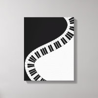Vågigt Curved Piano Nycklar