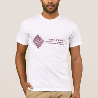 Vågigt den Diamant Företag utslagsplatsen på vit T Shirt