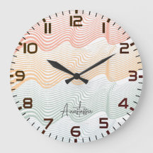 Vågigt färgad rand med ditt NAMN | ELEGANT