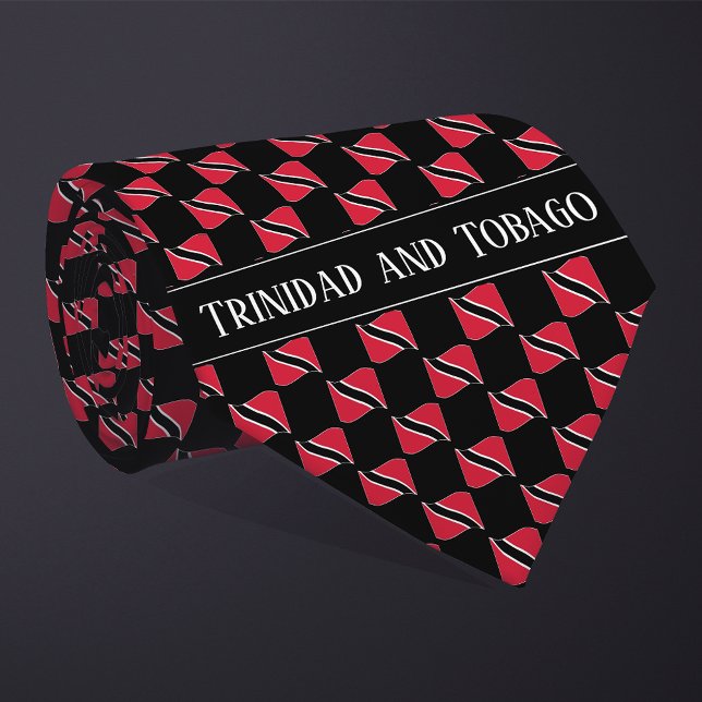 Vågigt flaggmönster från Trinidad och Tobago  Slips (Skapare uppladdad)