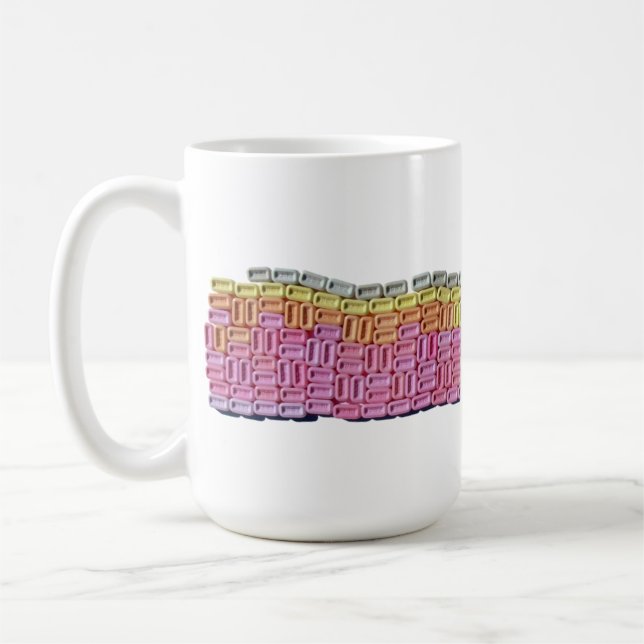 Vågigt godis 1 kaffemugg (Vänster)